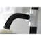 Kingston Brass KSD2821KL Single-Handle Bathroom Faucet with Push Pop-Up, Matte Black/Polished Chrome KSD2821KL - alternate 5